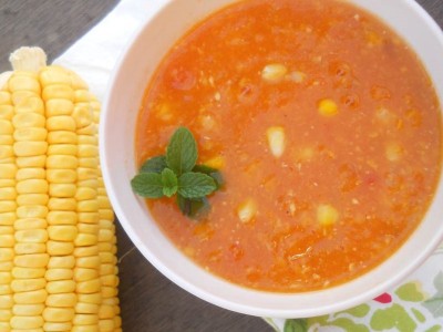 Кукурузный суп пюре с морковью