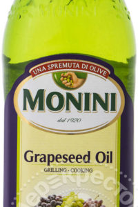 для рецепта Масло виноградное Monini Grapeseed Oil 500мл