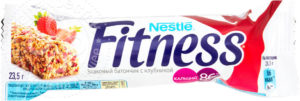для рецепта Батончик Nestle Fitness с клубникой и злаками 23.5г