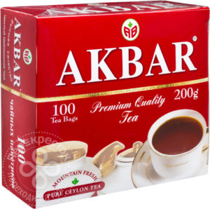 для рецепта Чай черный Akbar Mountain Fresh 100 пак