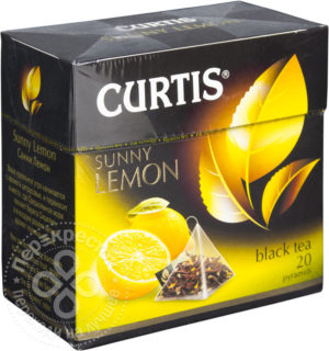 для рецепта Чай черный Curtis Sunny Lemon 20 пак