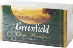 для рецепта Чай черный Greenfield Classic Breakfast 25 пак