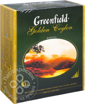 для рецепта Чай черный Greenfield Golden Ceylon 100 пак