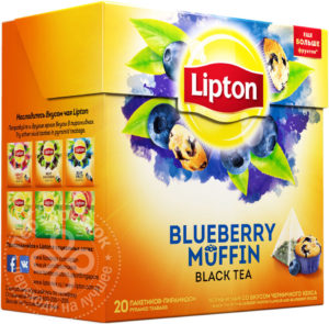 для рецепта Чай черный Lipton Blueberry Muffin 20 пак