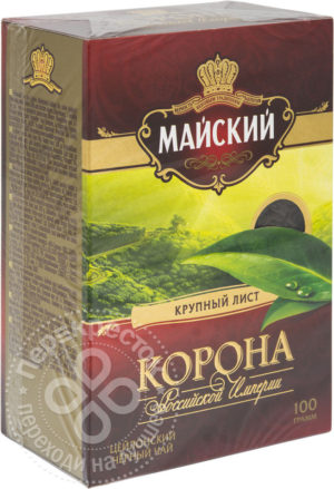 для рецепта Чай черный Майский Корона Российской Империи 100г