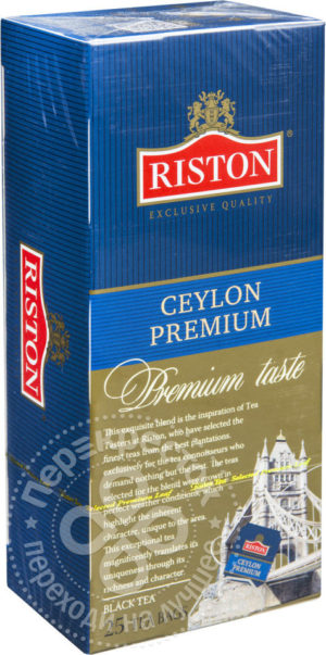 для рецепта Чай черный Riston Ceylon Premium 25 пак