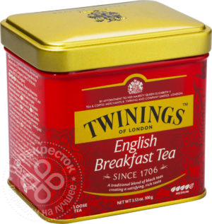 для рецепта Чай черный Twinings English Breakfast 100г