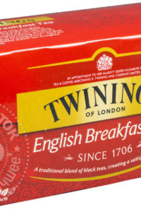 для рецепта Чай черный Twinings English Breakfast Tea 25 пак