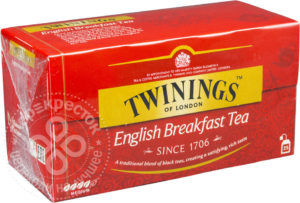 для рецепта Чай черный Twinings English Breakfast Tea 25 пак