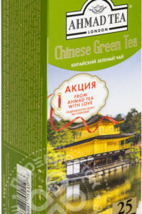 для рецепта Чай зеленый Ahmad Tea Chinese Green Tea 25 пак