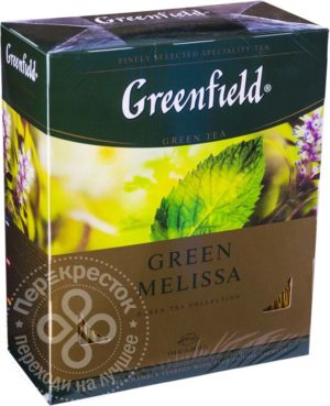 для рецепта Чай зеленый Greenfield Green Melissa 100 пак