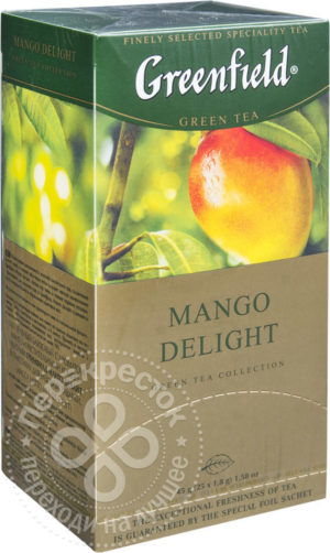 для рецепта Чай зеленый Greenfield Mango Delight 25 пак