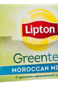 для рецепта Чай зеленый Lipton Moroccan Mint 25 пак