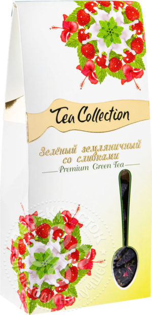 для рецепта Чай зеленый Tea Collection Земляничный со сливками 100г