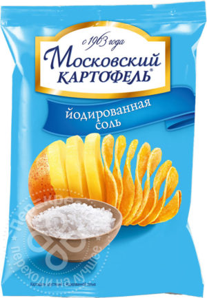 для рецепта Чипсы Московский картофель с йодированной солью 70г