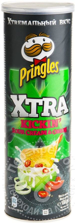 для рецепта Чипсы Pringles Xtra со вкусом сметаны и лука 150г