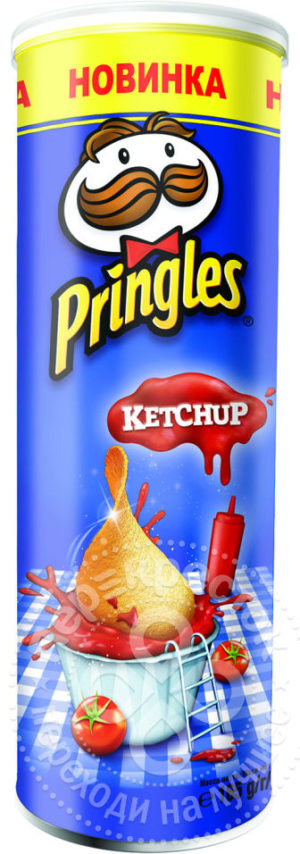 для рецепта Чипсы Pringles со вкусом кетчупа 165г