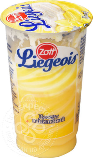 для рецепта Десерт молочный Zott Liegeois Ваниль со сливочным муссом 2.4% 175г