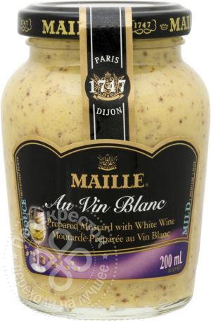 для рецепта Горчица Maille Au Vin Blanc с белым вином 200мл