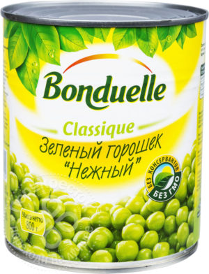 для рецепта Горошек Bonduelle Classique зеленый Нежный 800г