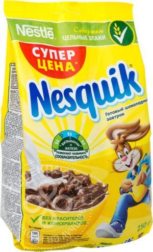 для рецепта Готовый завтрак Nesquik Шоколадный 250г