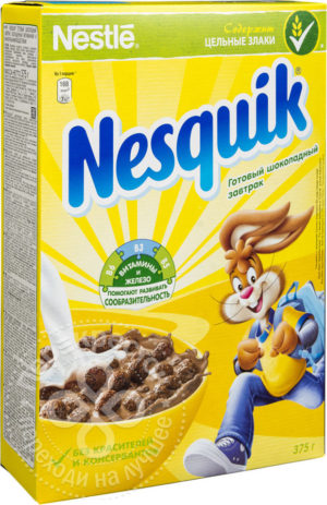 для рецепта Готовый завтрак Nesquik Шоколадный 375г