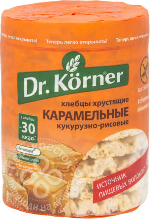 для рецепта Хлебцы Dr.Korner Карамельные кукурузно-рисовые 90г