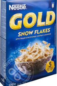 для рецепта Хлопья кукурузные Nestle Gold Snow flakes 300г