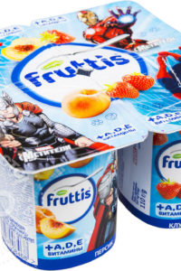 для рецепта Йогурт детский Fruttis Marvel Клубника-Персик 2.5% 110г