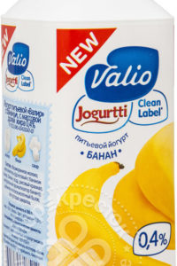 для рецепта Йогурт питьевой Valio с бананом 0.4% 330мл