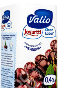 для рецепта Йогурт питьевой Valio с черешней 0.4% 330мл