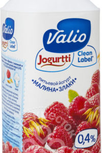 для рецепта Йогурт питьевой Valio с малиной и злаками 0.4% 330мл
