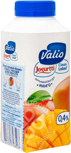 для рецепта Йогурт питьевой Valio с манго 0.4% 330мл