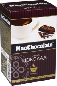 для рецепта Какао-напиток растворимый MacChocolate Горячий шоколад 10 пак