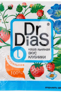 для рецепта Каша Dr.Dias Льняная вкус клубники 18г