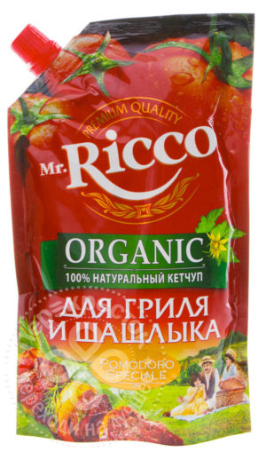 для рецепта Кетчуп Mr. Ricco Pomodoro Speciale для гриля и шашлыка 350мл