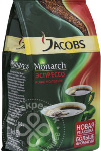 для рецепта Кофе молотый Jacobs Monarch Эспрессо 230г
