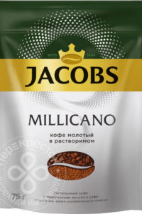 для рецепта Кофе молотый в растворимом Jacobs Millicano 75г
