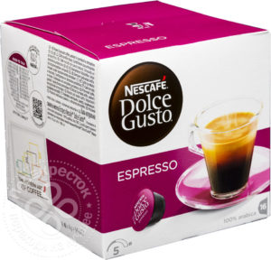 для рецепта Кофе в капсулах Nescafe Dolce Gusto Espresso 16шт