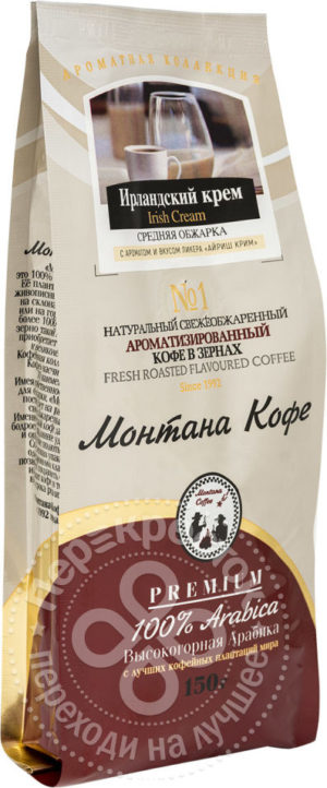 для рецепта Кофе в зернах Montana Ирландский крем 150г