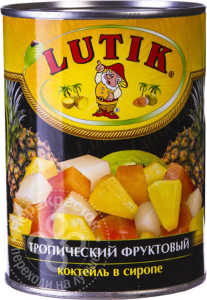 для рецепта Коктейль Lutik Тропический в сиропе 580мл