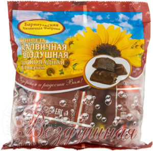 для рецепта Конфета Барнаульская Халвичная Воздушная шоколадная в глазури 200г
