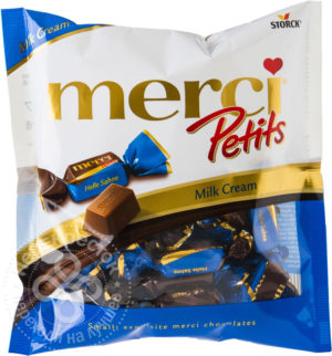 для рецепта Конфеты Merci Petits из молочного шоколада 125г