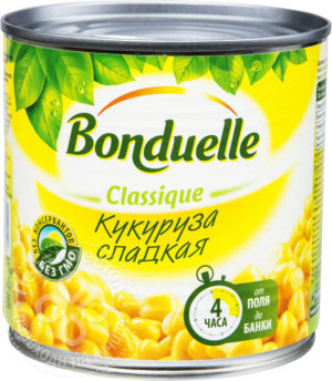 для рецепта Кукуруза Bonduelle Classique сладкая 340г