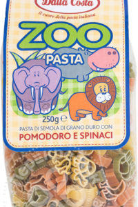 для рецепта Макароны Dalla Costa Zoo фигурные Томаты и шпинат 250г