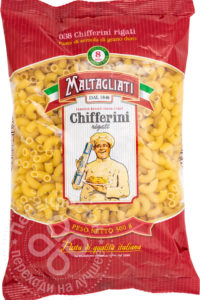для рецепта Макароны Maltagliati 038 Chifferini rigati 500г