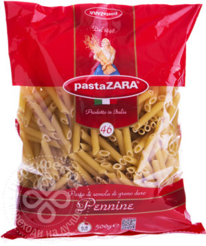 для рецепта Макароны Pasta ZARA №46 Pennine 500г