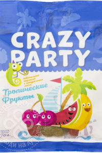 для рецепта Мармелад Crazy Party жевательный Тропические Фрукты 70г