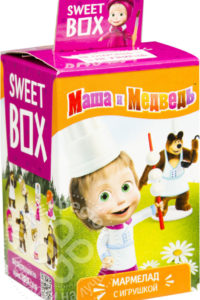 для рецепта Мармелад Sweet Box Маша и Медведь с игрушкой 10г