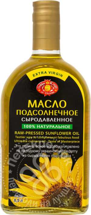 для рецепта Масло подсолнечное Golden Kings of Ukraine сыродавленное 500мл